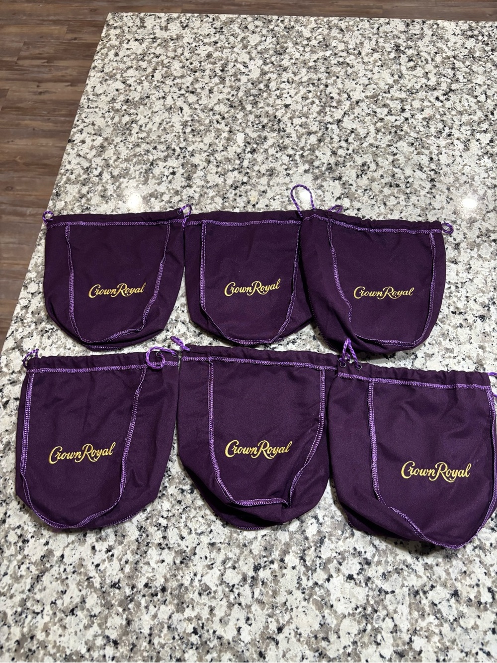 Crown Royal Marquis limited editions bags Set of 6